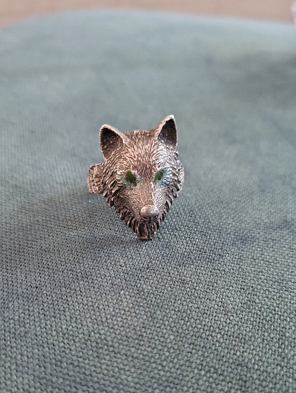 Sterling Wolf Ring